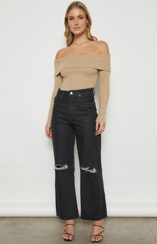 black jeans front view